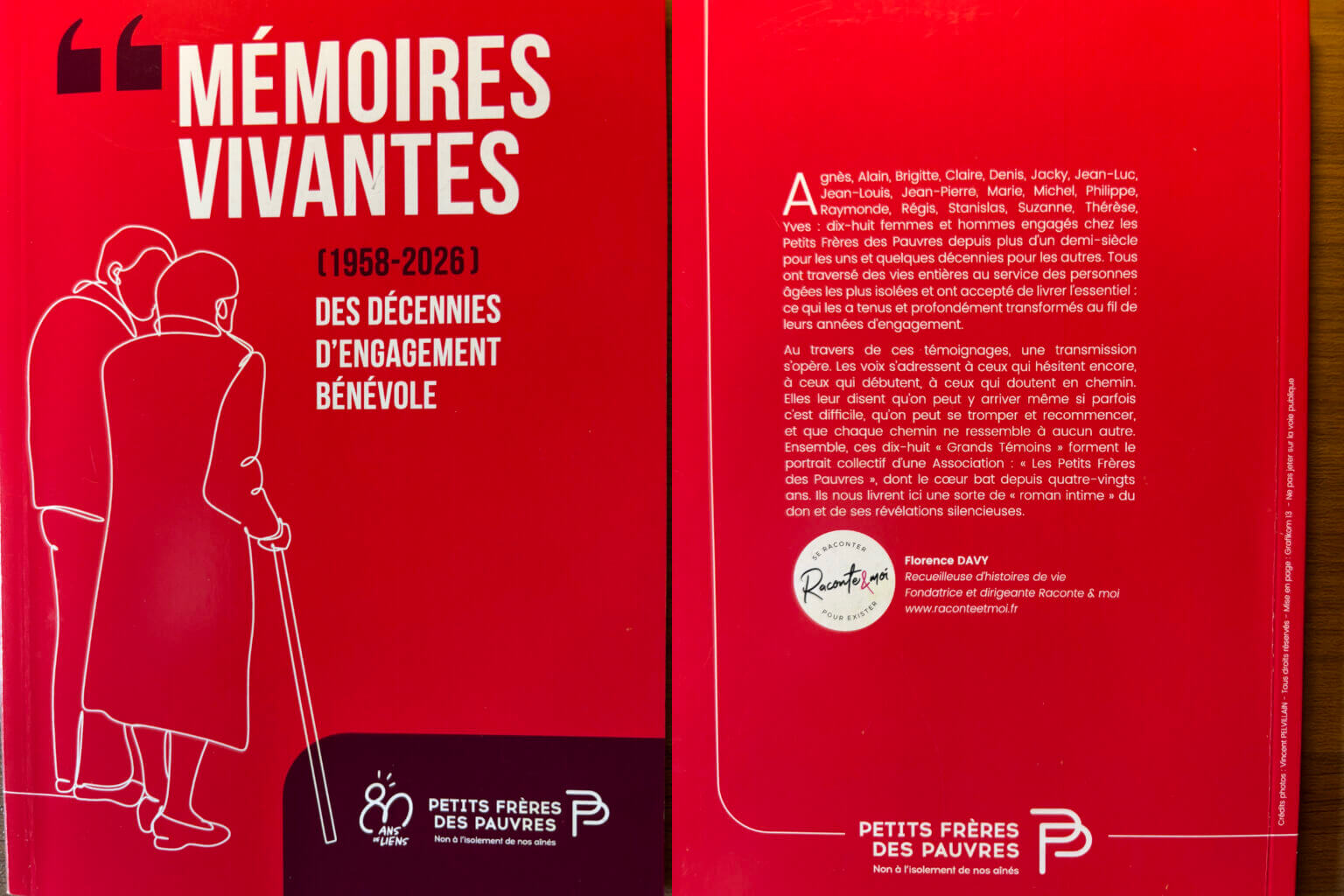 Ouvrage Mémoires vivantes - Les Petits Frères des Pauvres